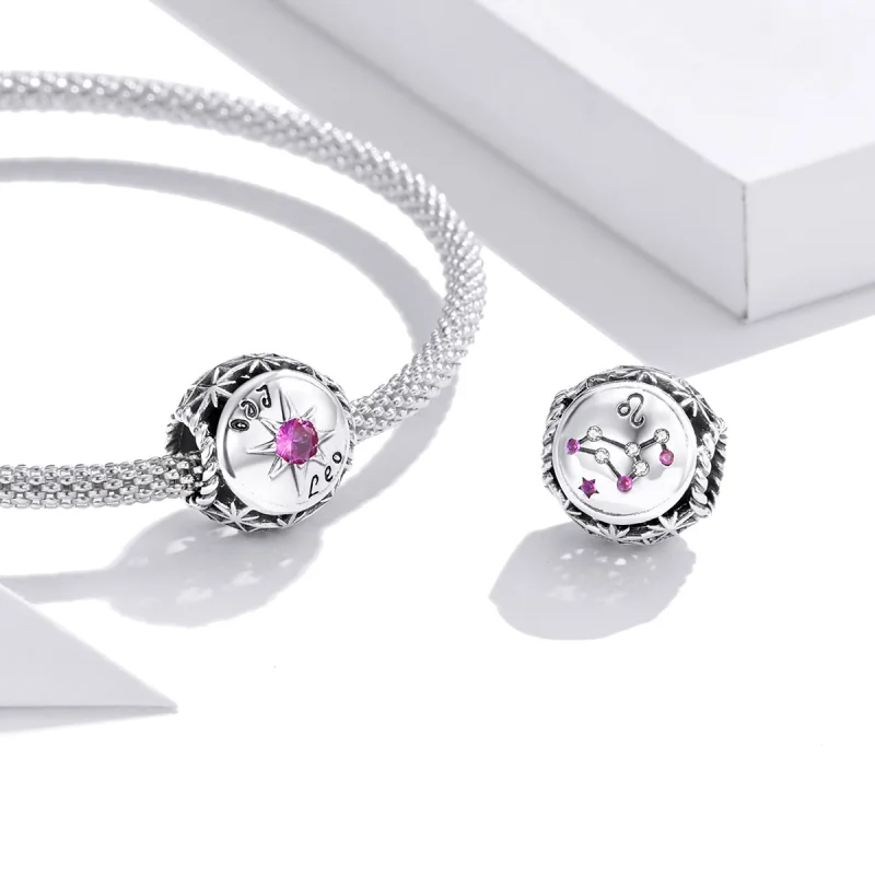 (afbeelding voor) Pandora Style Glanzende Leo Bedel - SCC1725-5 - Bekijken 3