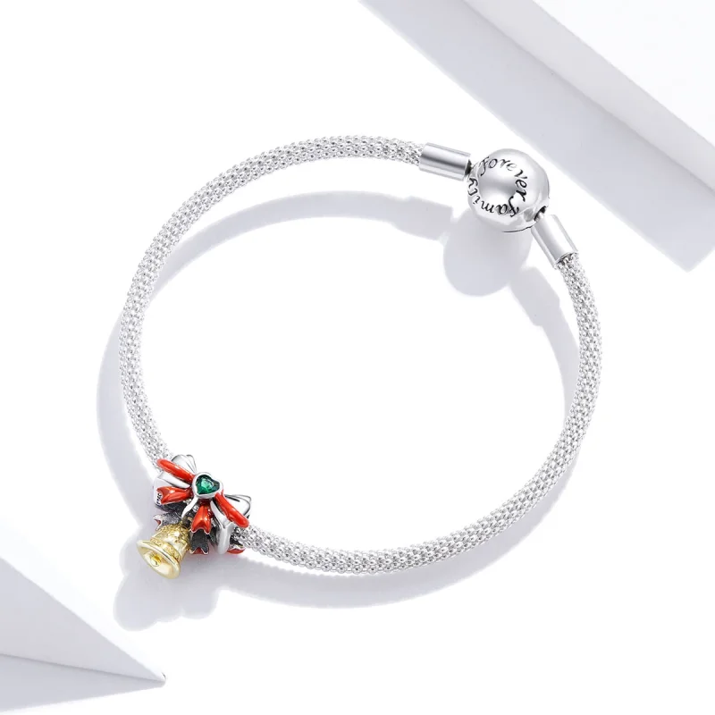 (afbeelding voor) Pandora Style Jingle Bell Bedel Bedel - SCC1668 - Bekijken 3