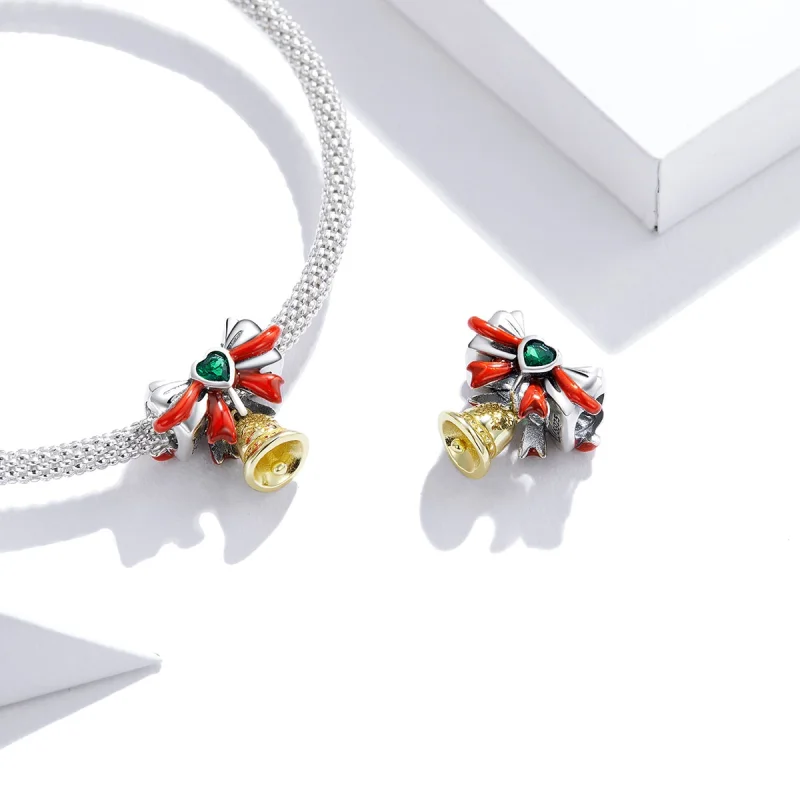 (afbeelding voor) Pandora Style Jingle Bell Bedel Bedel - SCC1668 - Bekijken 4