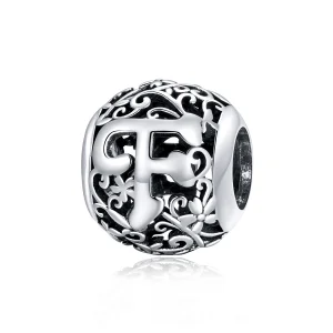Pandora Style Opengewerkte bloemenletter F Bedel - SCC1444-F (afbeelding voor) Pandora Style Opengewerkte bloemenletter F Bedel - SCC1444-F