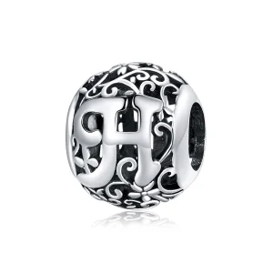 Pandora Style Opengewerkte bloemenletter H Bedel - SCC1444-H (afbeelding voor) Pandora Style Opengewerkte bloemenletter H Bedel - SCC1444-H