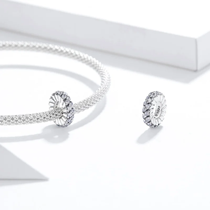 (afbeelding voor) Pandora Style Shining Winter Spacer Spacer Bedel - SCC1648 - Bekijken 4