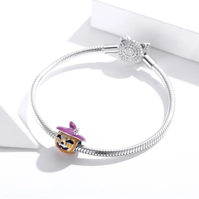 (afbeelding voor) PANDORA Halloween pompoenen Bedel - BSC329 - Bekijken 3