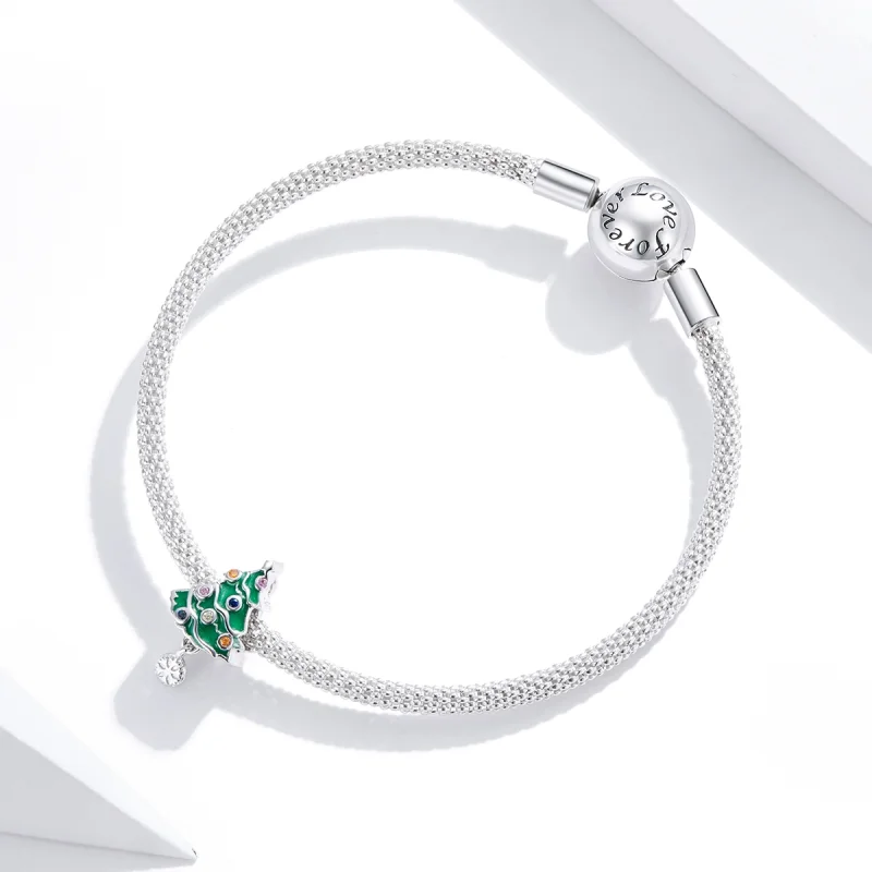 (afbeelding voor) PANDORA Kleurrijke kerstboom Bedel - BSC374 - Bekijken 3