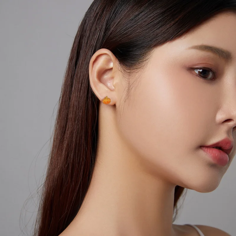 (afbeelding voor) PANDORA Pompoen Oorknopjes - SCE1246 - Bekijken 4