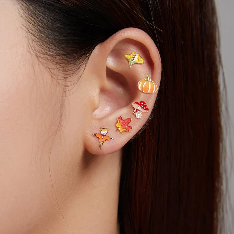 (afbeelding voor) PANDORA Pompoen Oorknopjes - SCE1246 - Bekijken 5