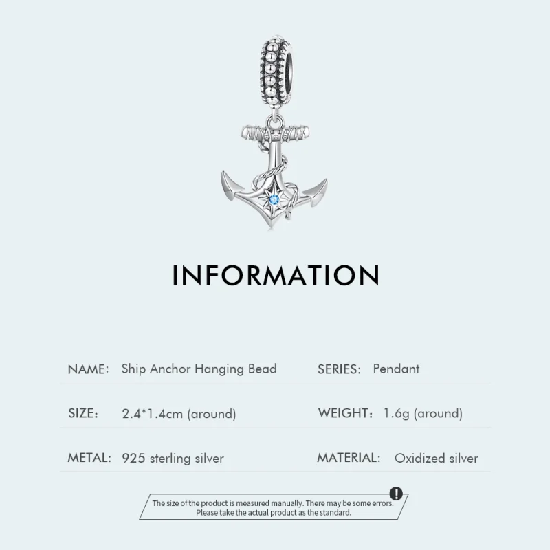 (afbeelding voor) Pandora Stijl Bedel Anker - SCC2401 - Bekijken 4