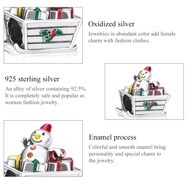 (afbeelding voor) Pandora Stijl Cadeau Bedel - BSC541 - Bekijken 6