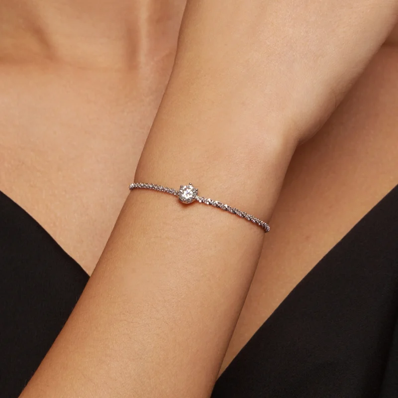 (afbeelding voor) Pandora Stijl Diamanten Armband - MSB006 - Bekijken 4