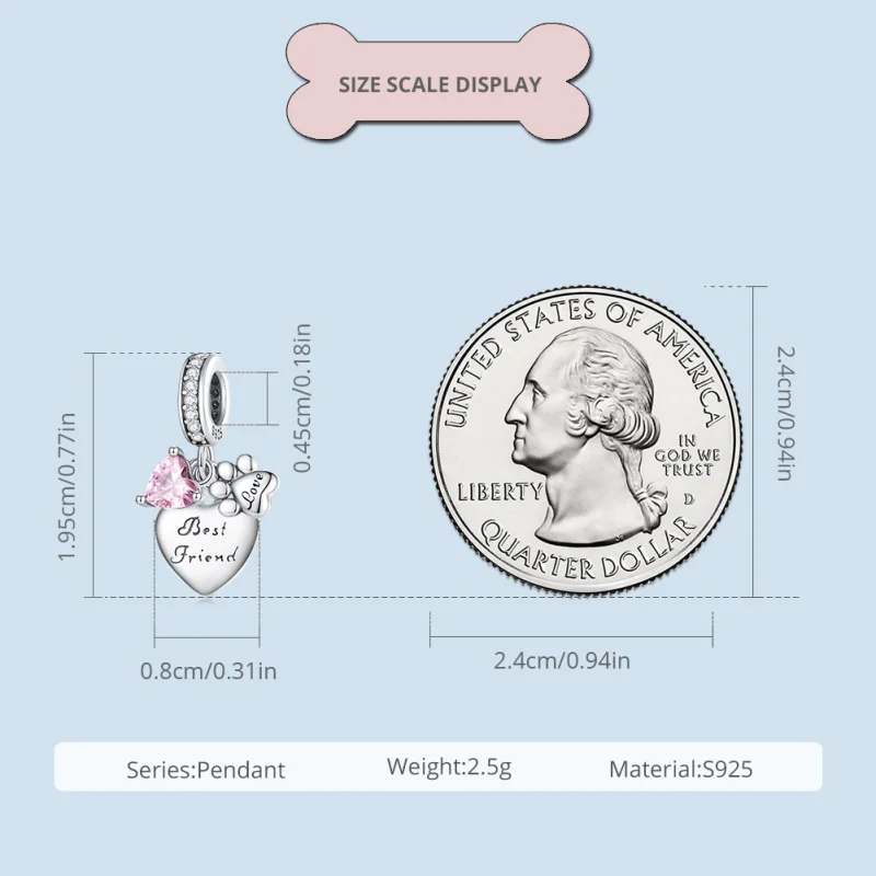 (afbeelding voor) Pandora Stijl Eeuwige Vriendschap Bedel - SCC2436 - Bekijken 6