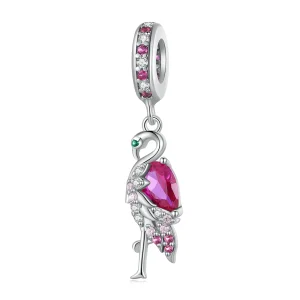 (afbeelding voor) Pandora-stijl Flamingo-bedel - BSC833