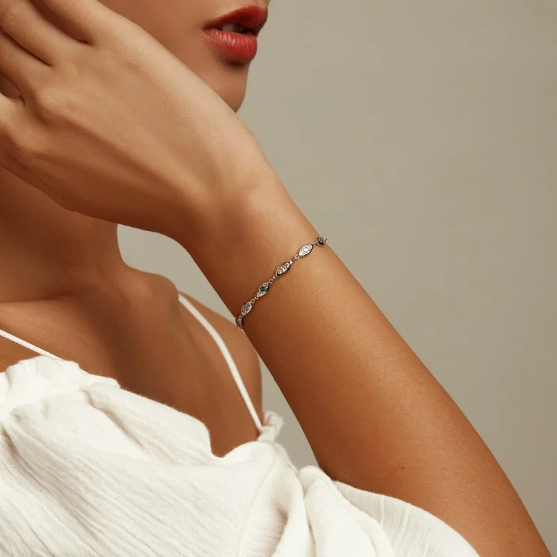 (afbeelding voor) Pandora Stijl Fonkelende Armband - BSB087 - Bekijken 7