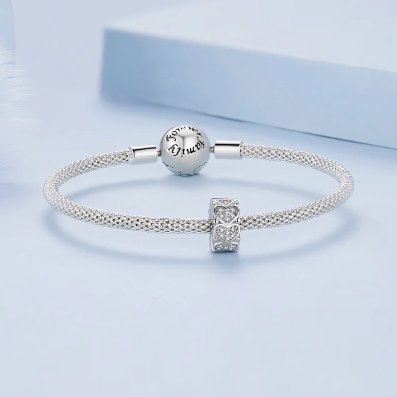 (afbeelding voor) Pandora Stijl Hart Spacer - BSC885 - Bekijken 5