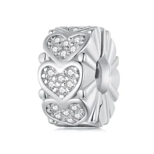(afbeelding voor) Pandora Stijl Hart Spacer - BSC885