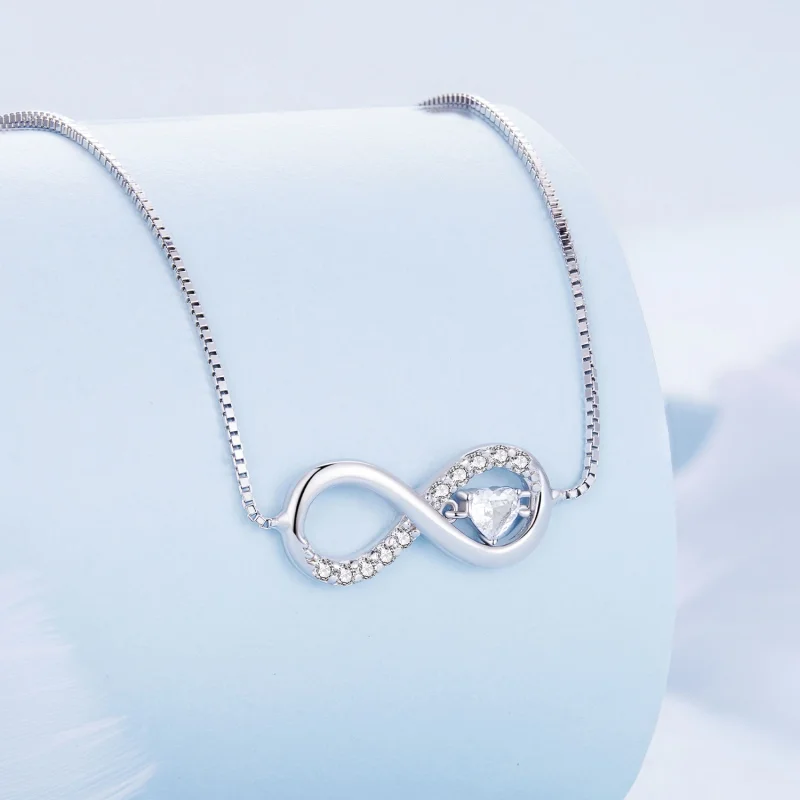 (afbeelding voor) Pandora Stijl Infinity Ketting - BSN276 - Bekijken 2
