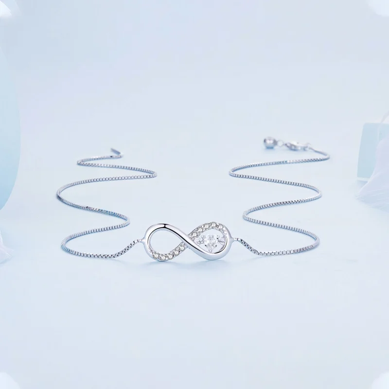 (afbeelding voor) Pandora Stijl Infinity Ketting - BSN276 - Bekijken 3