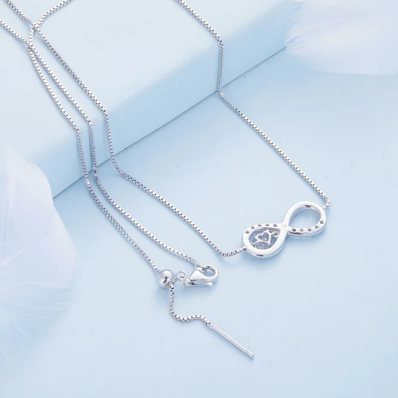 (afbeelding voor) Pandora Stijl Infinity Ketting - BSN276 - Bekijken 4