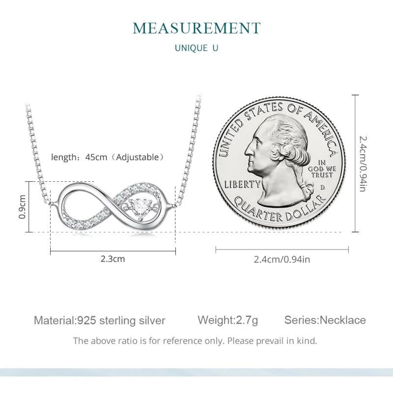 (afbeelding voor) Pandora Stijl Infinity Ketting - BSN276 - Bekijken 8