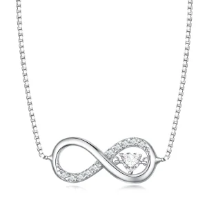 Pandora Stijl Infinity Ketting - BSN276 (afbeelding voor) Pandora Stijl Infinity Ketting - BSN276