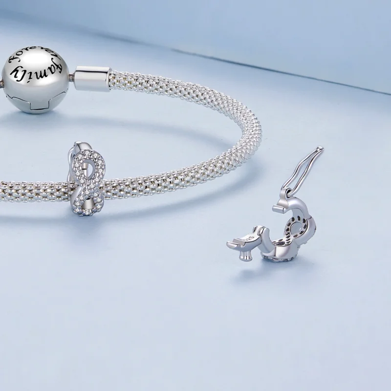 (afbeelding voor) Pandora-stijl Infinity Spacer - BSC887 - Bekijken 4