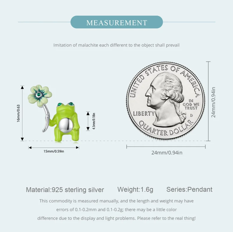 (afbeelding voor) Pandora Stijl Kikker Bedel - SCC2488 - Bekijken 5
