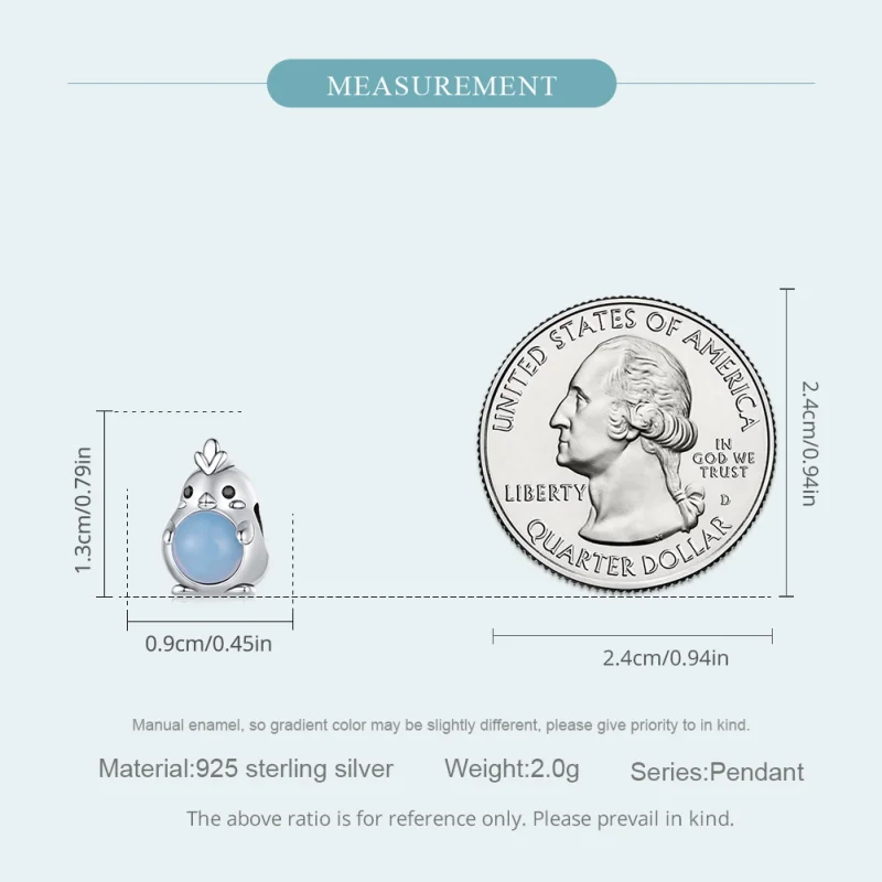 (afbeelding voor) Pandora Stijl Kip Bedel - SCC2409 - Bekijken 5