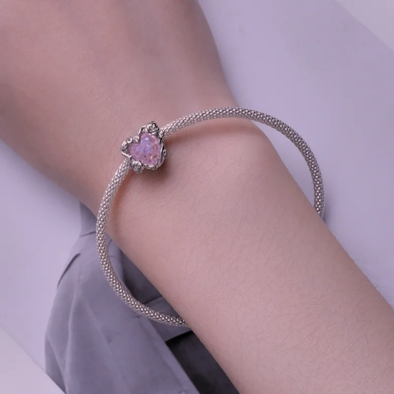 (afbeelding voor) Pandora Stijl Liefde Hart Bedel - BSC836 - Bekijken 6