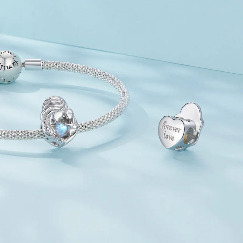 (afbeelding voor) Pandora-stijl Moeder en Zoon Bedel - SCC2539 - Bekijken 4