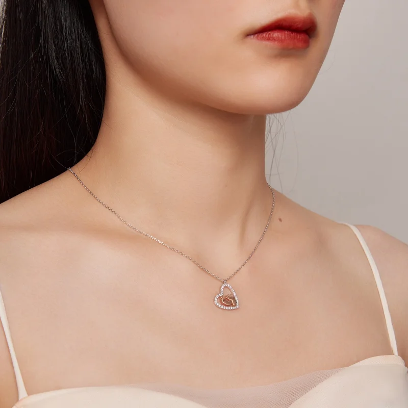 (afbeelding voor) Pandora Stijl Moeder Halsketting - SCN495 - Bekijken 6