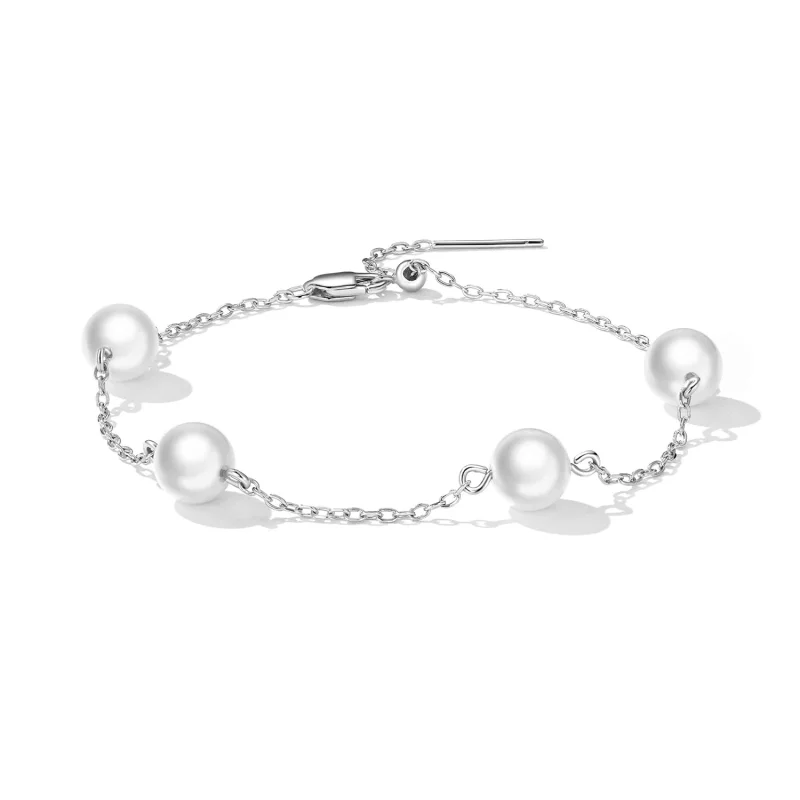 (afbeelding voor) Pandora Stijl Parel Armband - BSB090 - Bekijken 2
