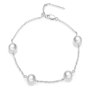 Pandora Stijl Parel Armband - BSB090 (afbeelding voor) Pandora Stijl Parel Armband - BSB090