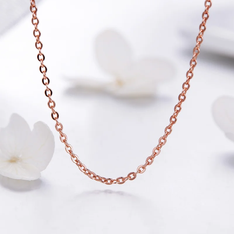(afbeelding voor) Pandora Stijl Roségouden Ketting - SCA014-45 - Bekijken 3
