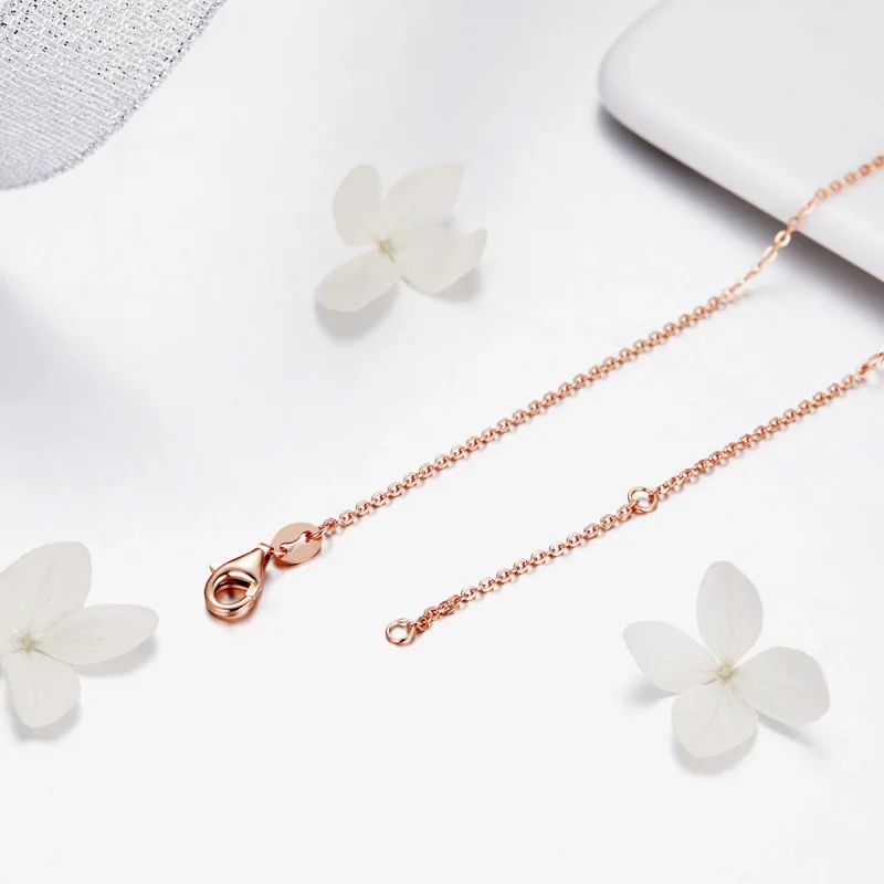 (afbeelding voor) Pandora Stijl Roségouden Ketting - SCA014-45 - Bekijken 5