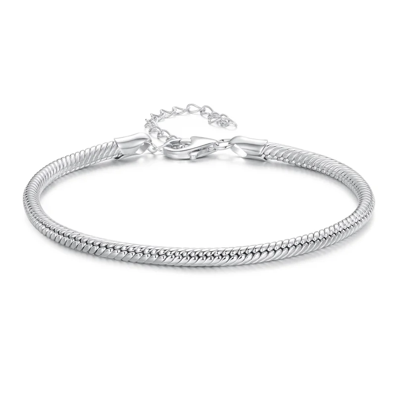 (afbeelding voor) Pandora Stijl Slangenketting Armband - SCB252 - Bekijken 3