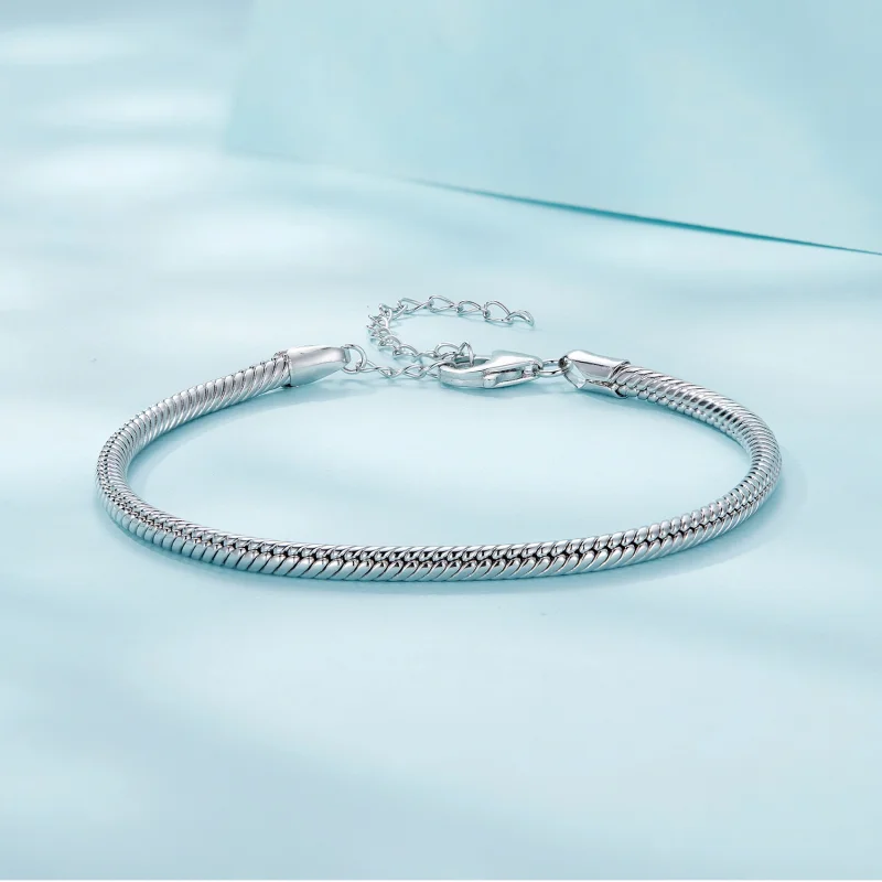 (afbeelding voor) Pandora Stijl Slangenketting Armband - SCB252 - Bekijken 4