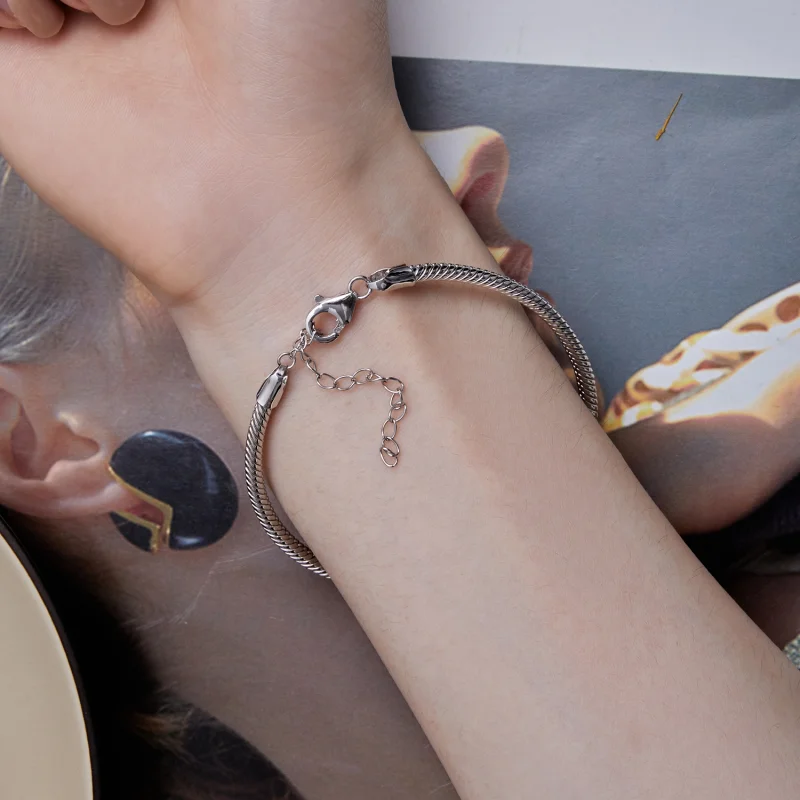 (afbeelding voor) Pandora Stijl Slangenketting Armband - SCB252 - Bekijken 6