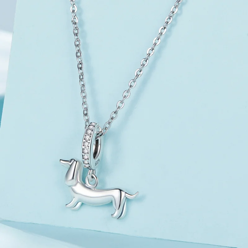 (afbeelding voor) Pandora Stijl Teckel Bedel - SCC2561 - Bekijken 2