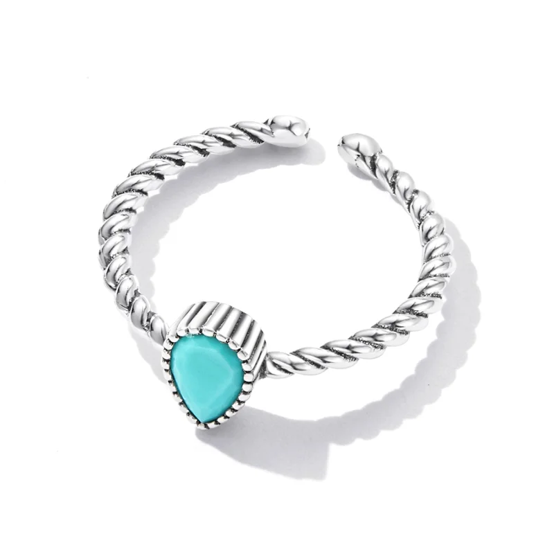 (afbeelding voor) Pandora stijl Traanvormige Ring - BSR247 - Bekijken 8