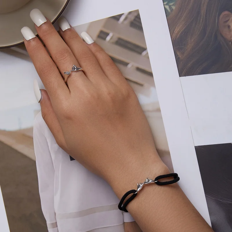 (afbeelding voor) Pandora-stijl vriendschapsarmband - SCB240 - Bekijken 6