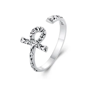 (afbeelding voor) Pandora Stijl Ankh Kruis Open Ring - SCR972-E