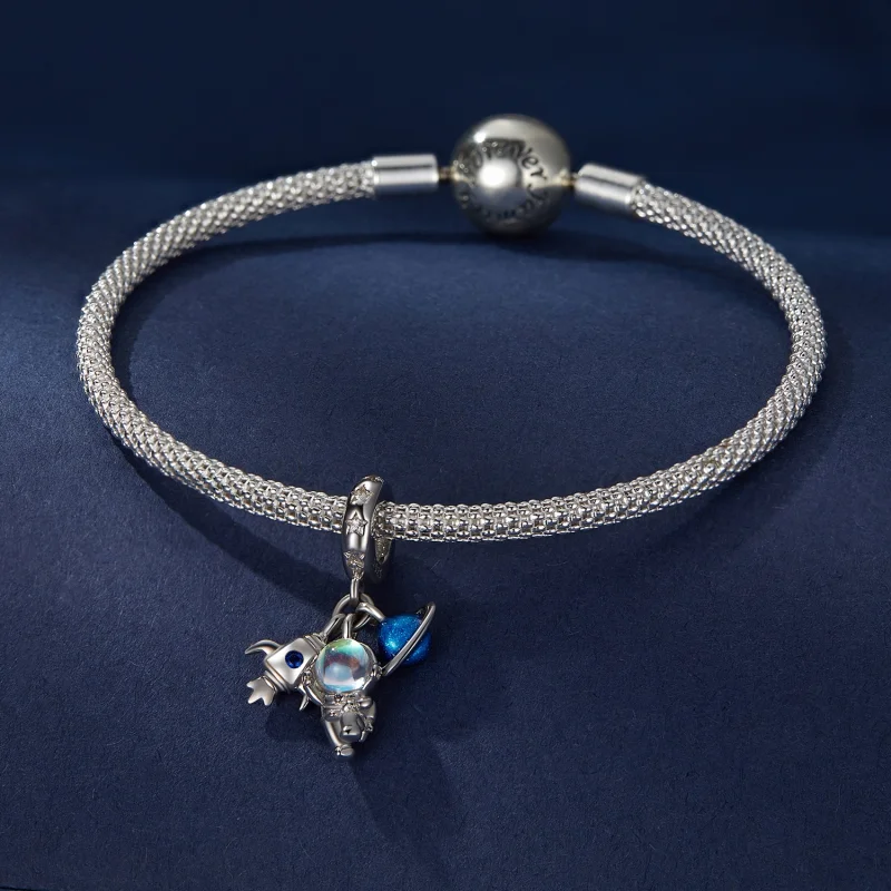 (afbeelding voor) Pandora Stijl Astronaut Bedel - BSC791 - Bekijken 2