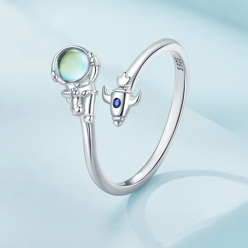 (afbeelding voor) Pandora-stijl Astronaut Ruimteschip Ring - SCR920 - Bekijken 2