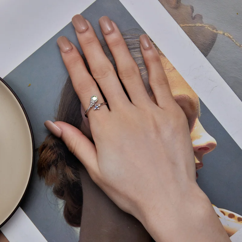 (afbeelding voor) Pandora-stijl Astronaut Ruimteschip Ring - SCR920 - Bekijken 5