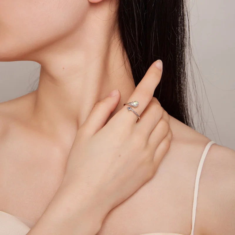 (afbeelding voor) Pandora-stijl Astronaut Ruimteschip Ring - SCR920 - Bekijken 6