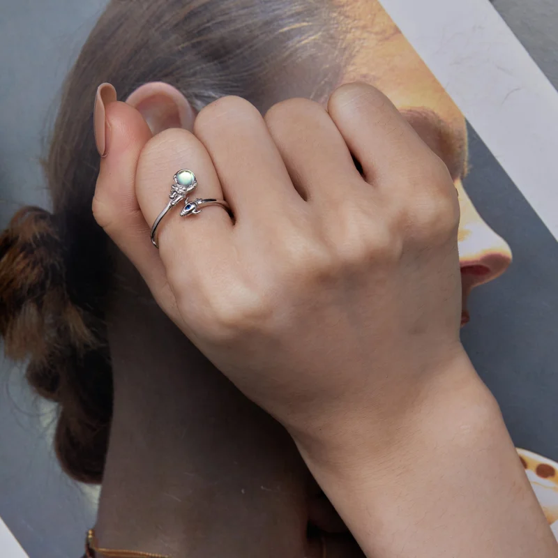 (afbeelding voor) Pandora-stijl Astronaut Ruimteschip Ring - SCR920 - Bekijken 7