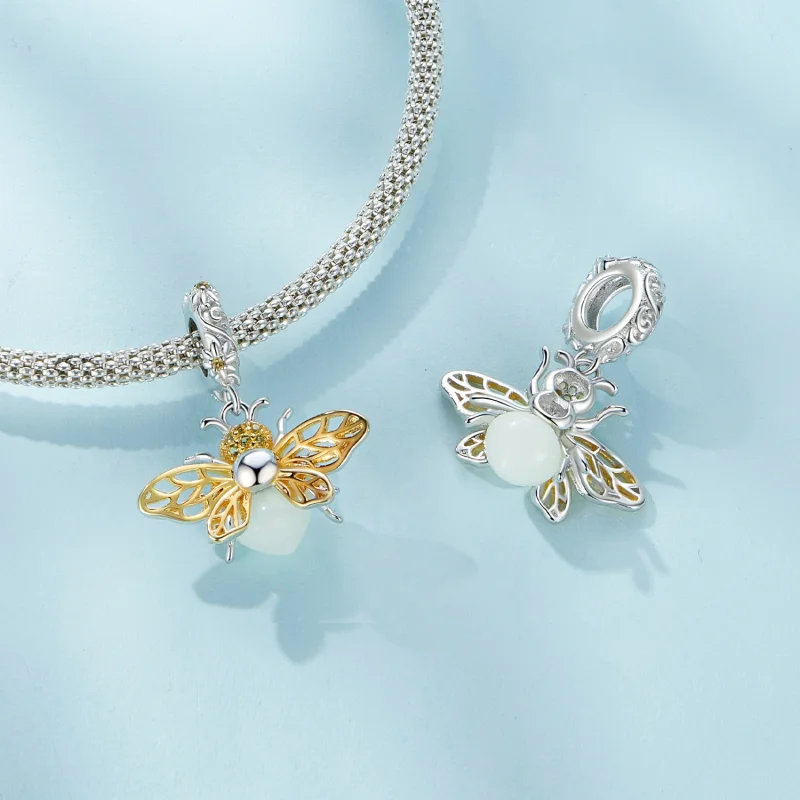 (afbeelding voor) Pandora Stijl Bee Glow-In-The-Dark Hanger - SCC2616 - Bekijken 4