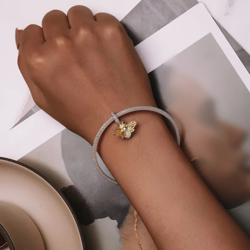 (afbeelding voor) Pandora Stijl Bee Glow-In-The-Dark Hanger - SCC2616 - Bekijken 5