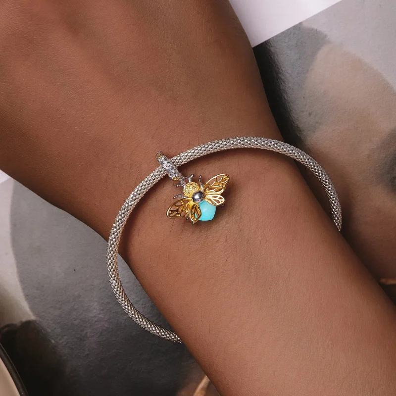 (afbeelding voor) Pandora Stijl Bee Glow-In-The-Dark Hanger - SCC2616 - Bekijken 8