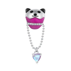 (afbeelding voor) Pandora Stijl Beer Luchtballon Bedel - SCC2550