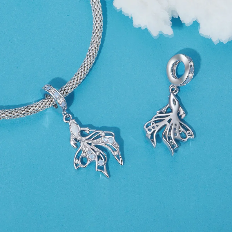 (afbeelding voor) Pandora-stijl Betta Vis Hanger - BSC917 - Bekijken 4